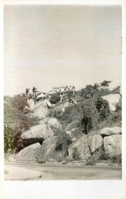 1954 Acapulco Mexico RPPC Rocky Hillside Kodak Real Photo Postcard picture