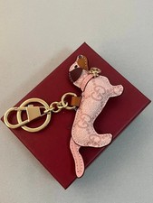 Novelty Charm Handmade Dog Pink Keychain Gift Key chain with New Box picture