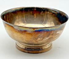 Vintage Gorham Newport Silverplate YB77 Footed Revere Bowl 6.5 X 3