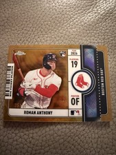 Topps Chrome 2026 Roman Anthony Red Sox Big Ticket Player RC Gold 35/50 #BTP-23 picture