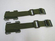 2 Danish Web Belt Gear Extender Like British Pattern 1944 Brace Attachment NOS  picture