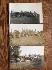 SAME Threshing Crew RPPC Postcard 16hp Reeves Steam Engine RUMELY Random Lake WI picture
