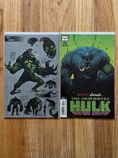 2 Comic Lot Absolute Carnage #3 Pepe Larraz Immortal Hulk #1 2nd Print Venom NM picture