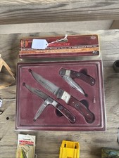 Winchester 2008 Limited Edition Ersatz Mother of Pearl Wood Handle Knife Set picture