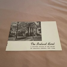 Scarce C1930 The Iceland Hotel, Saratoga Springs, New York Brochure, Adirondacks picture