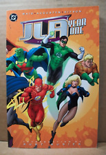 JLA Year One ~ TPB (DC Comics, 1999) Graphic Novel ~ VF+ picture