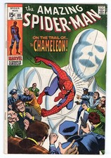 Amazing Spider-Man 80 1970 Marvel Comics VG+ 4.5 Gwen Stacy Chameleon picture