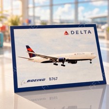 2010 Delta Air Lines Pilot Trading Card “Boeing B767” #22 picture