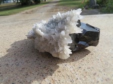 Awesome Fluorescent Calcite with a Matrix of Lustrous Sphalerite from-Mexico picture
