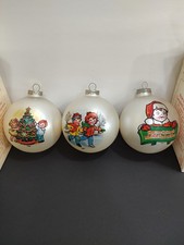Lot of 3 Vintage Campbell Kids Ornaments 1986, 1987 and 1989 picture