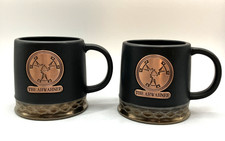 (2) The Ahwahnee Copper Logo Mug Yosemite Coffee Cup 16 oz Set of 2 picture