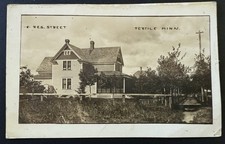 Fertile, Minnesota c.1912 Real Photo Old Historic Home Postcard Posted picture