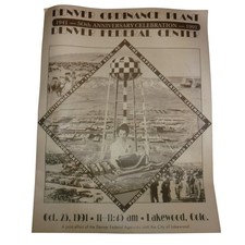 1991 Denver Ordnance Plant  Anniversary Poster Lakewood Colorado Federal Center picture