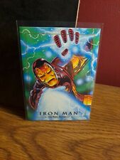 #38 IRON MAN 1992 SkyBox Marvel Masterpieces Near mint to mint picture