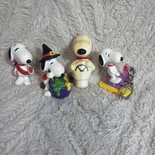 Vintage Peanuts Snoopy & Woodstock PVC Variety Figure Lot of 4 picture