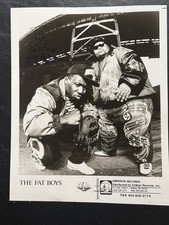 Autographed Fat Boys Photograph Vintage Hip Hop Ephemera  picture