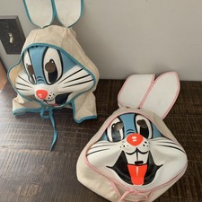 Vintage 1968-1970 Collegeville Costumes Kids Bugs Bunny Plastic Masks.  Qty 2 picture