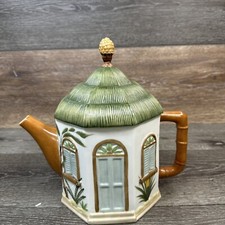 Lenox British Colonial Scenic Figural Teapot & Lid 3961649   ~10” Tall picture