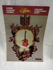 Vintage Aria 1970s Guitars Catalog Brochure Kohno Sakurai H Tamura Japan  picture
