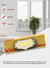 70mm Unbleached Rolling Papers,Regular Size 1 Box 50 Booklets 2500 Sheets picture
