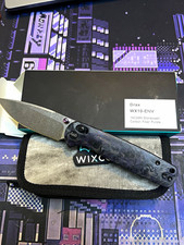 WIXCO Drax WX10-ENV Pocketknife Stonewash Stainless Blade Purple Carbon Fiber picture