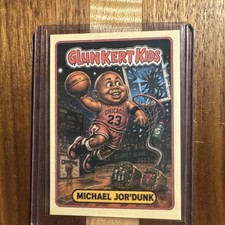 Glunkert Kids Michael Jordunk Gpk Parody Art Card Jordan picture