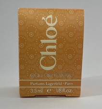 Vintage Chloe Parfums Lagerfeld Eau De Toilette 3.5ml In Box Miniature picture