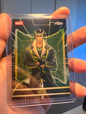 2026 Topps Neon Chrome Marvel Loki #17 Black /10 picture