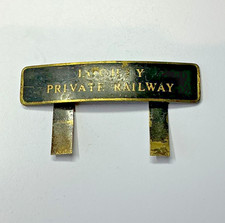 Lochty Private Railway Brass Badge Scottish Railwayana Fife Original Scarce picture