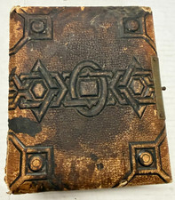 Vintage Shaw's Mammoth Photographic Room Cartes de Visite Album with Photos picture