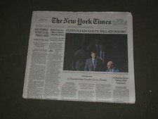 2017 DECEMBER 2 NEW YORK TIMES - MICHAEL FLYNN PLEADS GUILTY - WILL AID INQUIRY picture