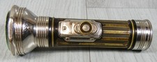 Vintage EVEREADY No. 2660 Flashlight Brass Glass Lens 5-1/2” Non-Working picture