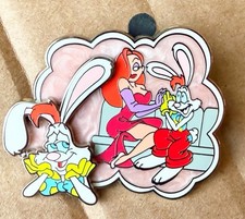 WDW 2008 WHERE DREAMS COME TRUE JESSICA AND ROGER RABBIT PIN  LE 1500 picture