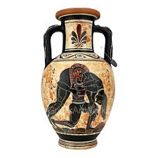 Ajax Carrying the Body of Achilles Amphora Vase Ancient Greek Pottery picture