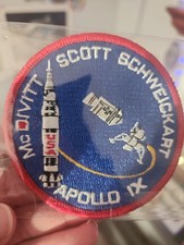 Original NASA Authentic Apollo 9 Crew Patch picture