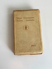 1952 St Luke’s Nursing School Pocket Bible Florence Nightingale Pledge NY picture