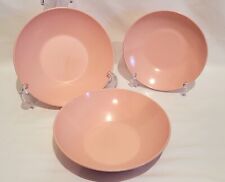 3 pc MCM Light Pink Melmac Mallo-Belle (2 Bowls/ 1 Soup Plate) by Mallory picture