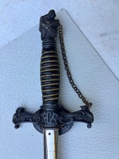 Antique KNIGHTS OF PYTHIAS Uniform FCB Ceremonial Sword The Pettinone Mfg Co. picture