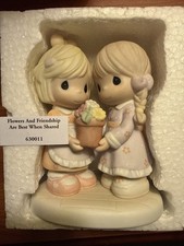 Precious Moments Flowers And Friendship Are Best When Shared 630011 Box 2006 picture