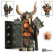 Haute Custom The Horde Orc Warrior Minifigure Building Brick Block toy Gift picture