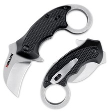 RBLACK 3.2 inch Mini Karambit Folding Knife, Pocket Knife with Finger Ring picture