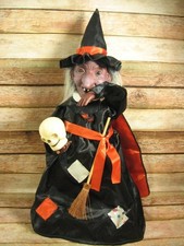 Vintage Halloween Animated Witch w/ Sound & Lights Works w/ Box picture