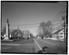Photo:Brooklyn CT Canterbury Rd Route 169 Green Monument Houses 1900s picture