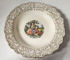 Vintage ‘Courting Couple’ Decorative Colonial Bowl picture