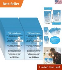 240pcs The Lord’s Prayer Card Gospel Tracts Religious Christian Roman Road Sa... picture