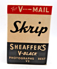 Sheaffer Vintage WWII V-Mail Permanent Black Ink-2oz---dried up bottle picture