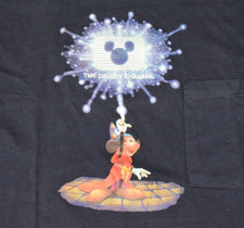 Vintage 80s Mickey Mouse Disney Channel T-Shirt Mens S Single Stitch Anvil Faded picture