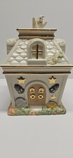 Lenox Occasions Halloween Haunted House Covered Candy Or Cookie Jar picture