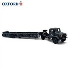 1:76 OXFORD Bedford WWII Semi-Trailer Truck Alloy Model for Collection Display picture
