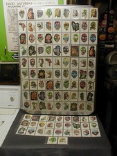ORIGINAL 1973-1974 TOPPS COMPLETE SET of UGLY STICKERS-110 STICKERS w/TAN BACKS picture